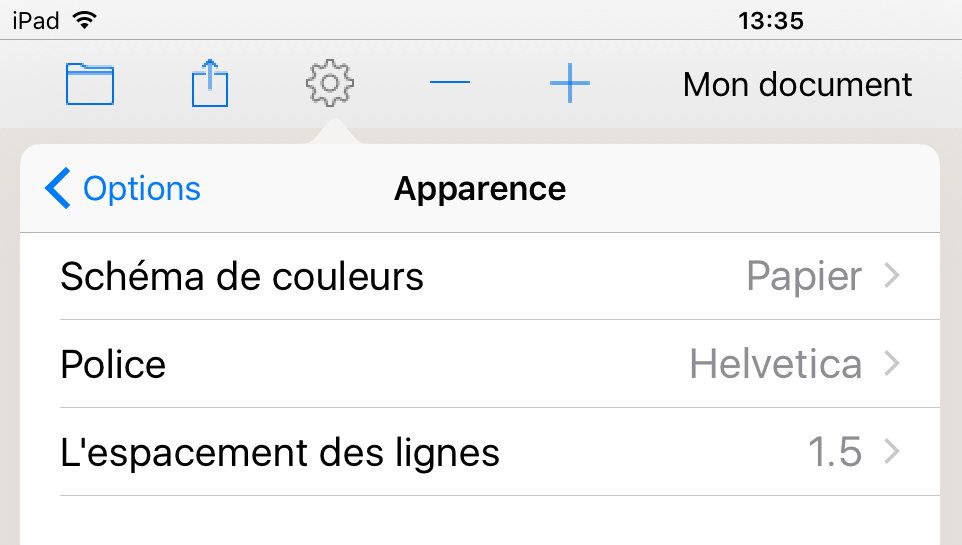 Apparence
