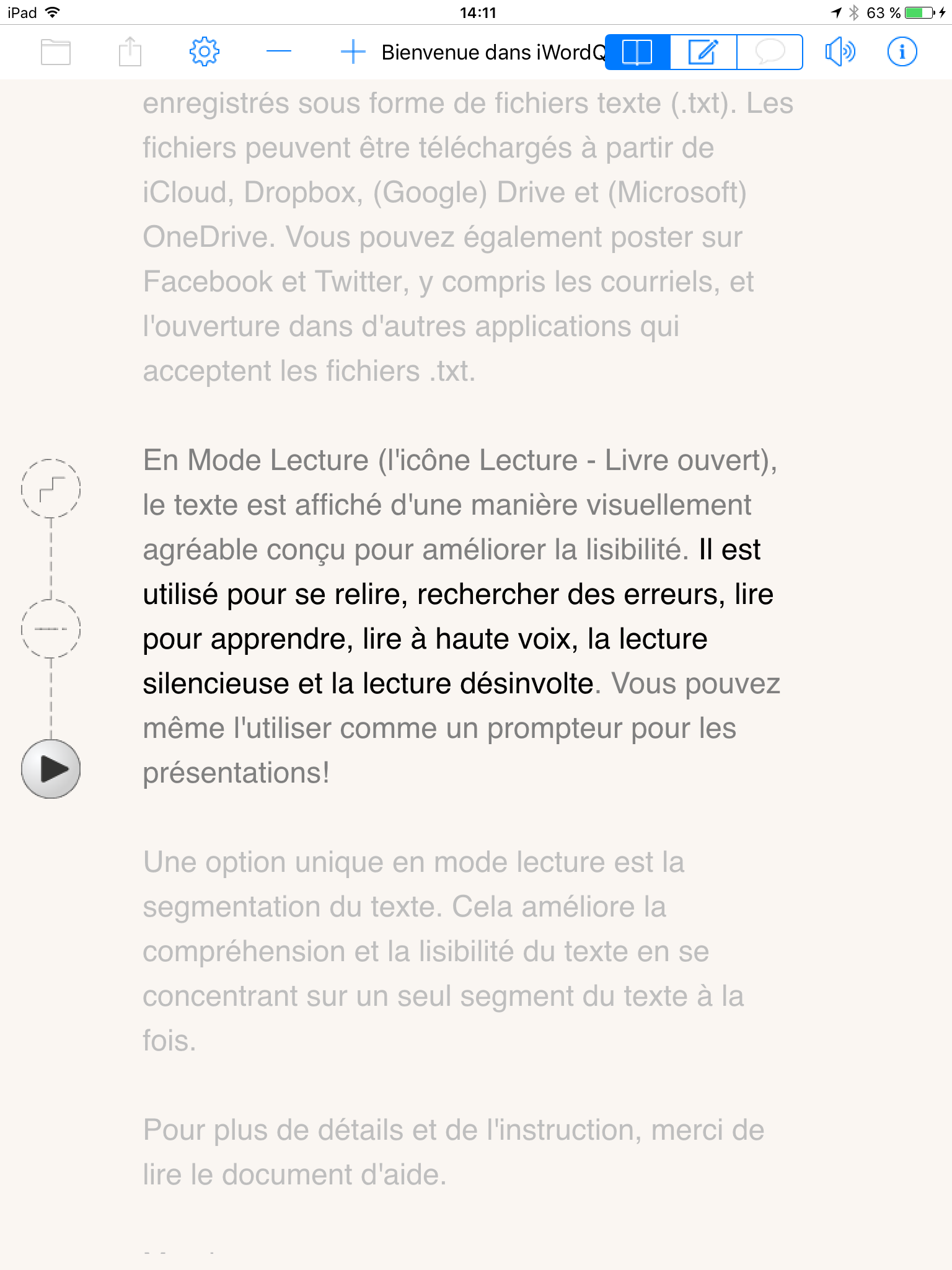 Lecture désinvolte