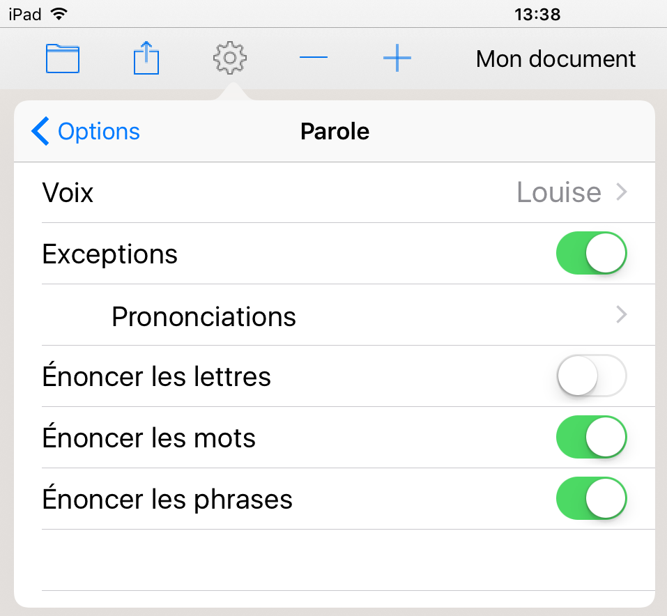 Prononciations