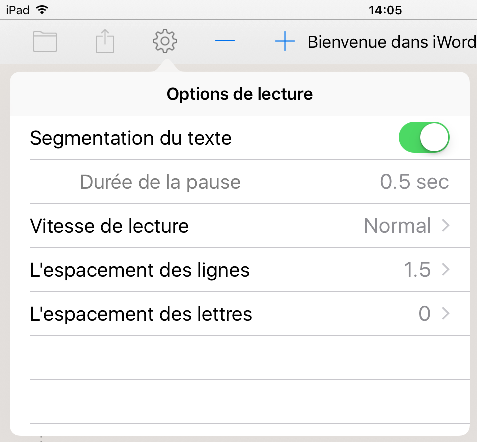 Segmentation du texte