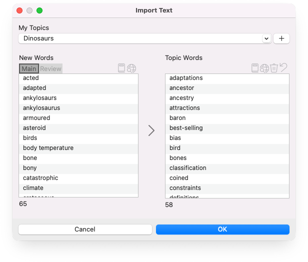 Import from ThoughtQ
