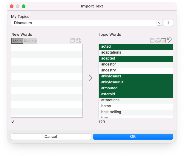 Import from ThoughtQ